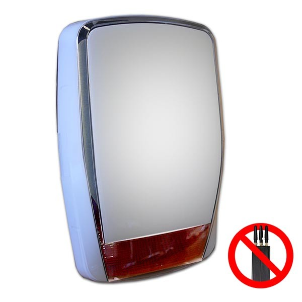 Sirena da esterno radio con Anti-jamming incorporato e doppia blindatura