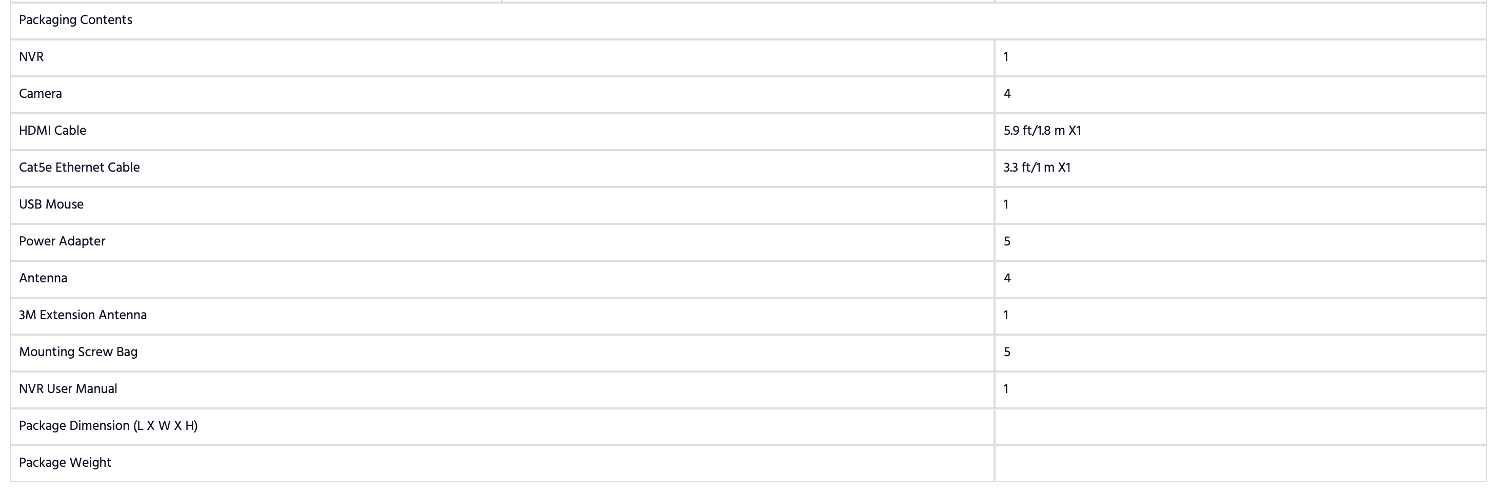 KEEWS300 – Kit videosorveglianza FULL HD wireless 8 canali con 8 telecamere , HD 1 TERA microfono integrato, rilevazione umana, Compatibile con Alexa