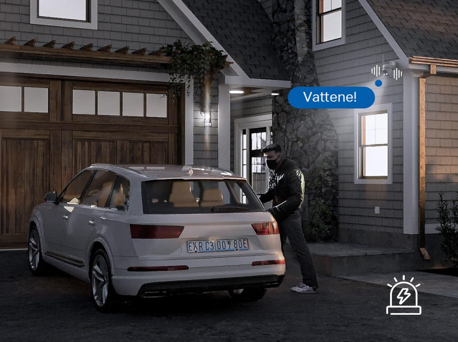 Ip camera da esterno 3G 4G LTE DOME 4K SD fino 128 Gbyte