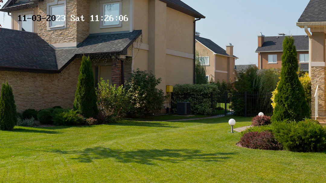 KEEWS300 – Kit videosorveglianza FULL HD wireless 8 canali con 8 telecamere , HD 1 TERA microfono integrato, rilevazione umana, Compatibile con Alexa