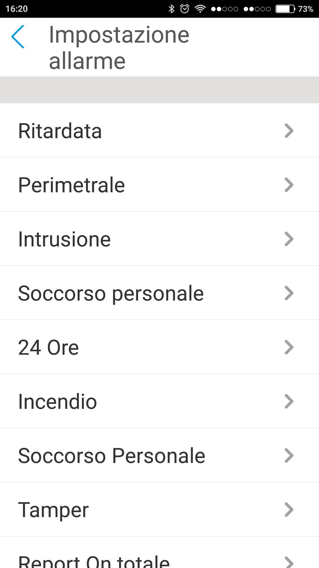 Immagini reali della APP per antifurto per casa HDPRO-WEB