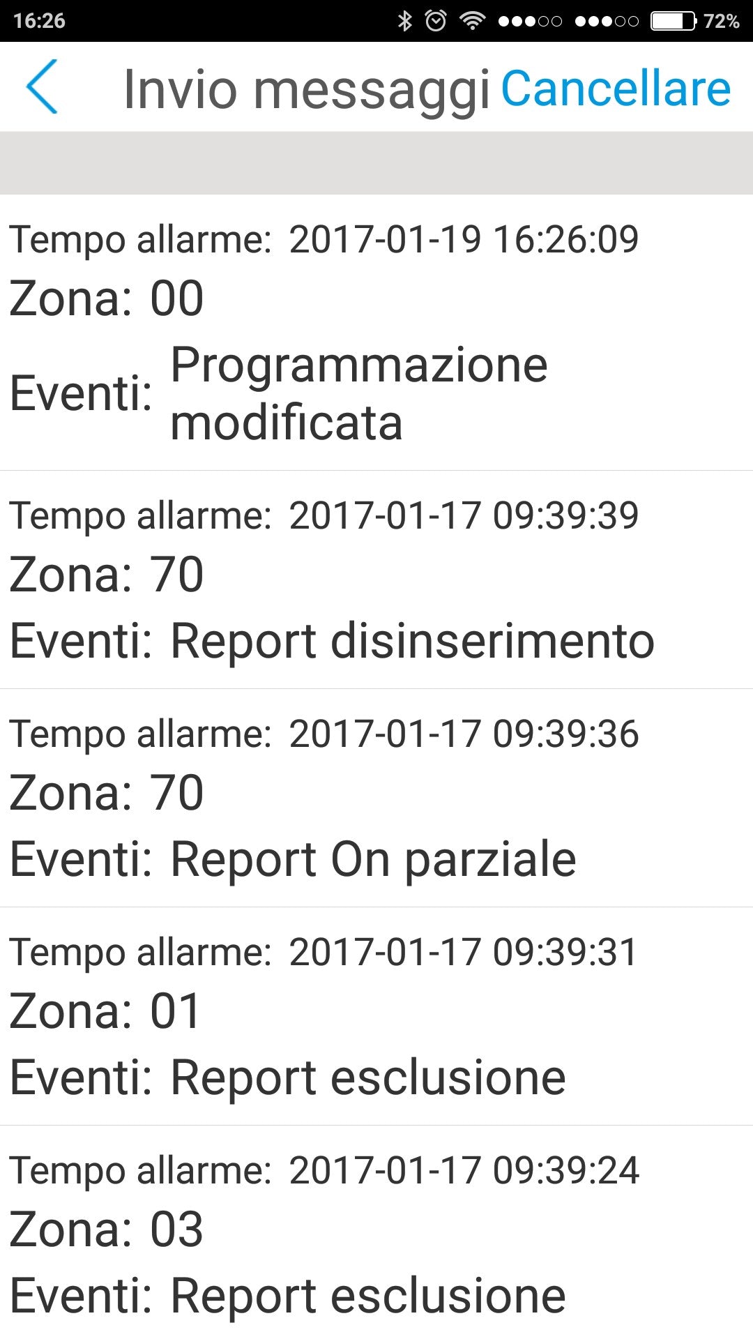 App per controllo antifurto da Iphone Android Windows Phone(sms)