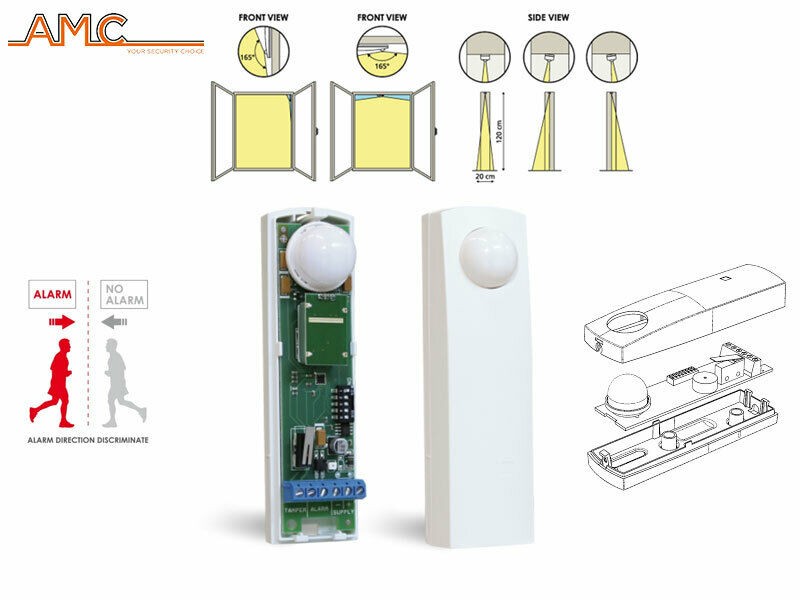 PIR a tenda via filo doppia tecnologia a barriera