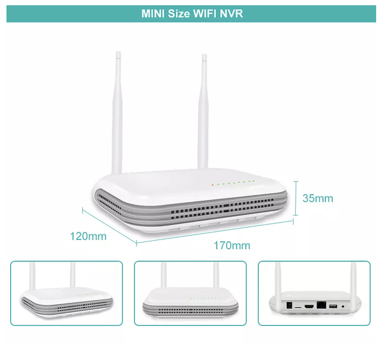 KIT VIDEOSORVEGLIANZA SPEED DOME WIRELESS FULL HD IP 4 TELECAMERE 3 MPX WIFI DA REMOTO SENZA FILI