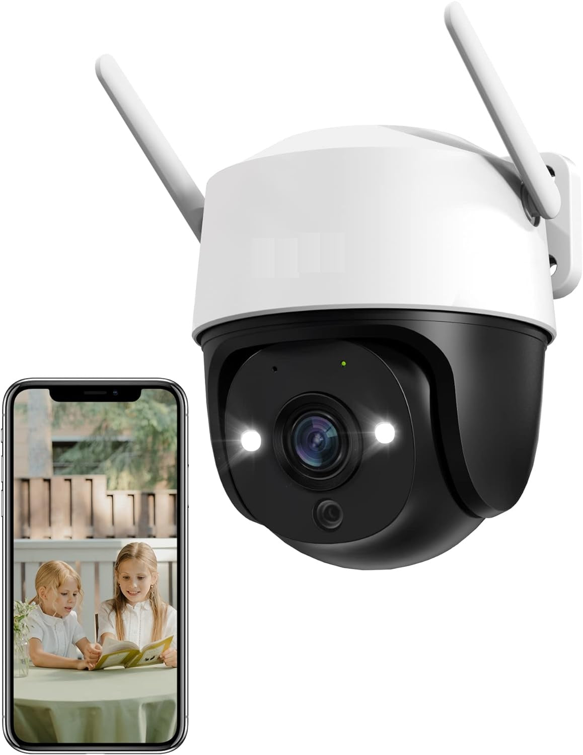 Ip camera da esterno DOME solare 3 MPx SD fino 128 Gbyte