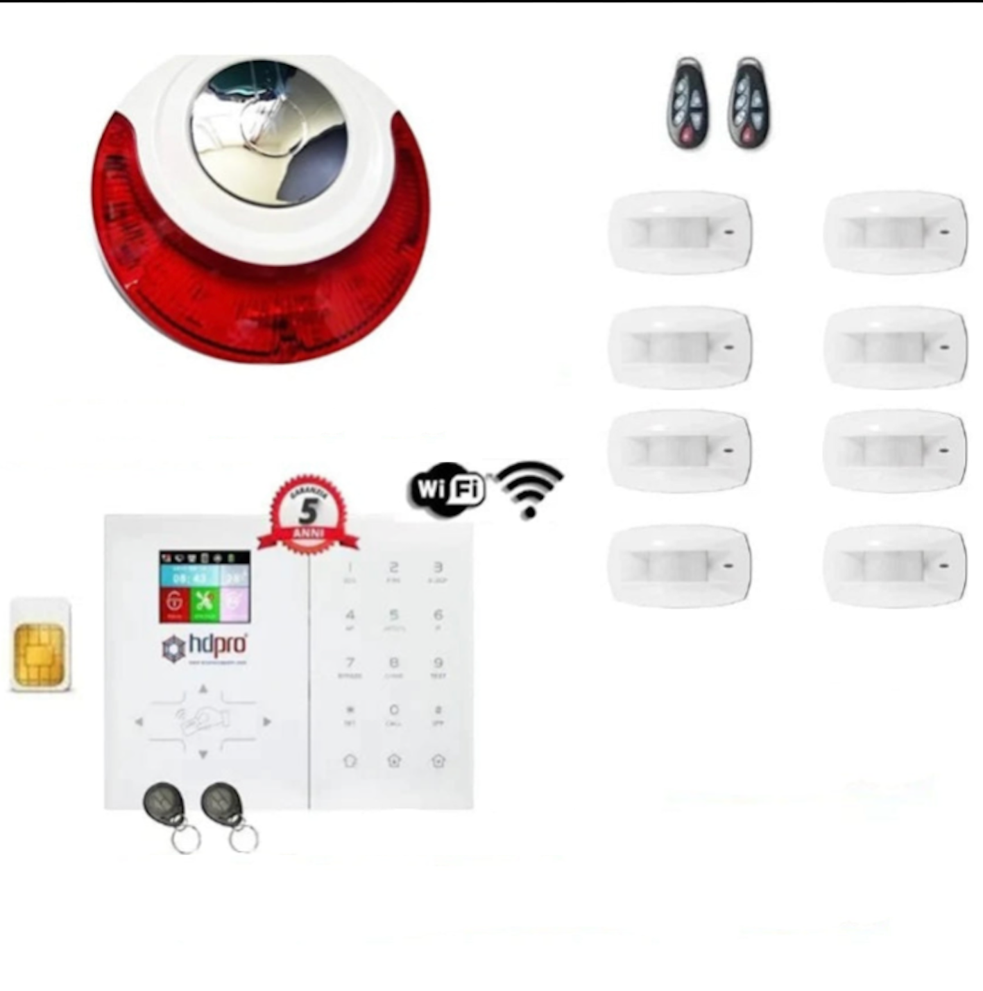 kit antifurto tendina