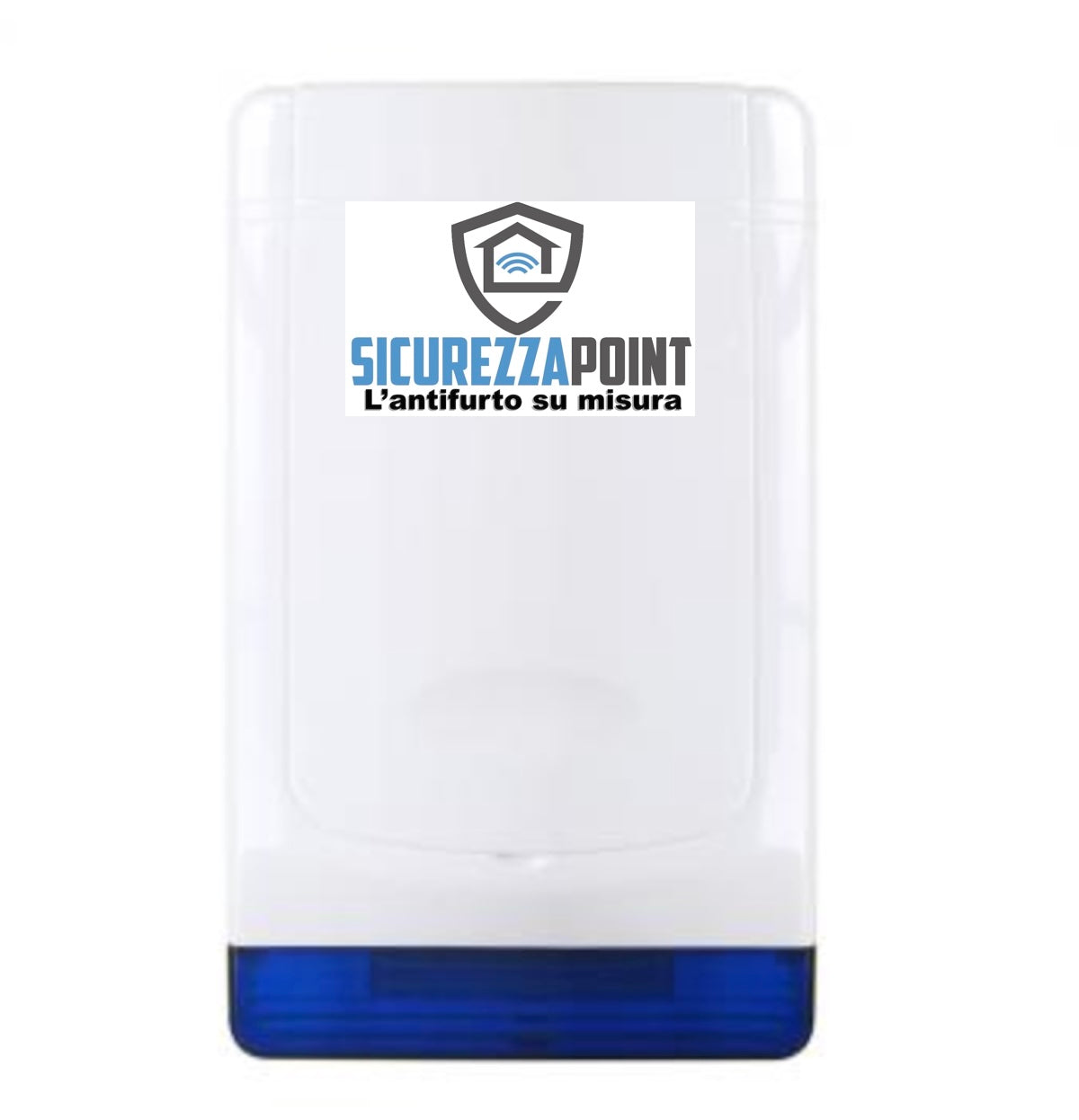 Sirena allarme esterna autoalimentata per HD Blu nuovo modello