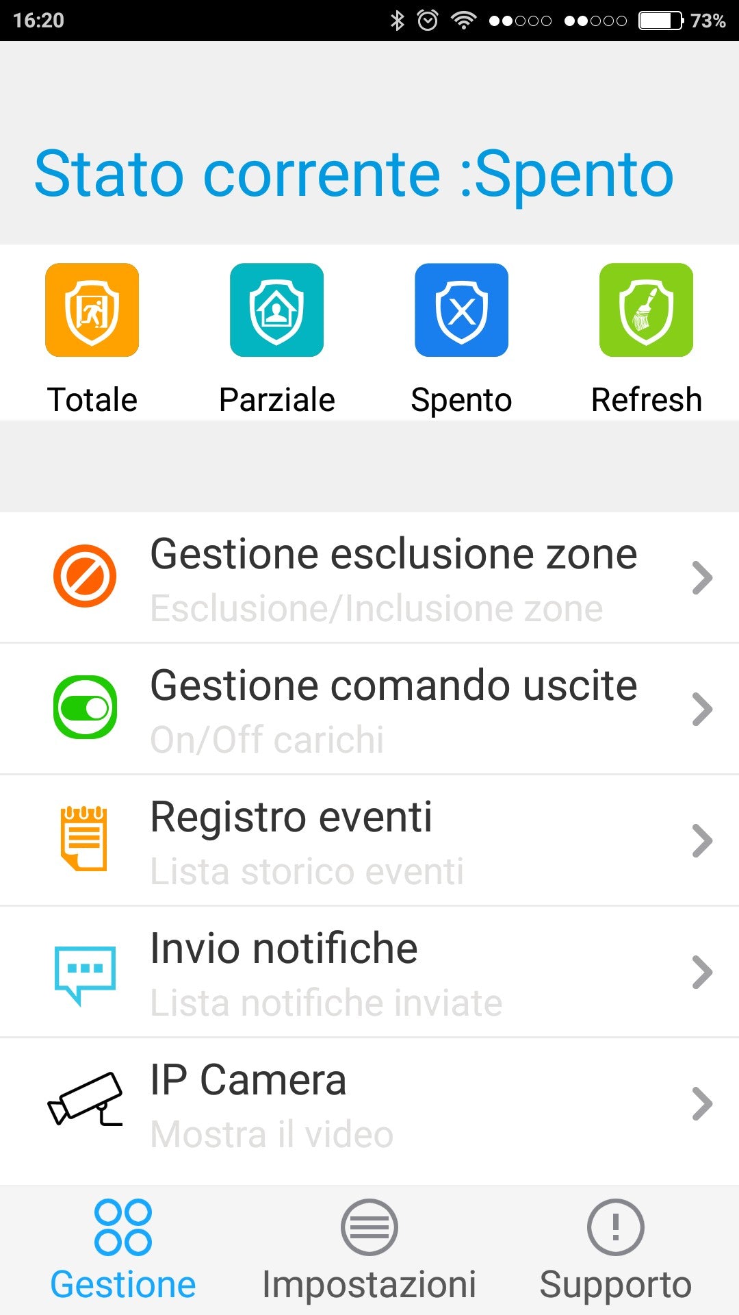 App per controllo antifurto da Iphone Android Windows Phone(sms)